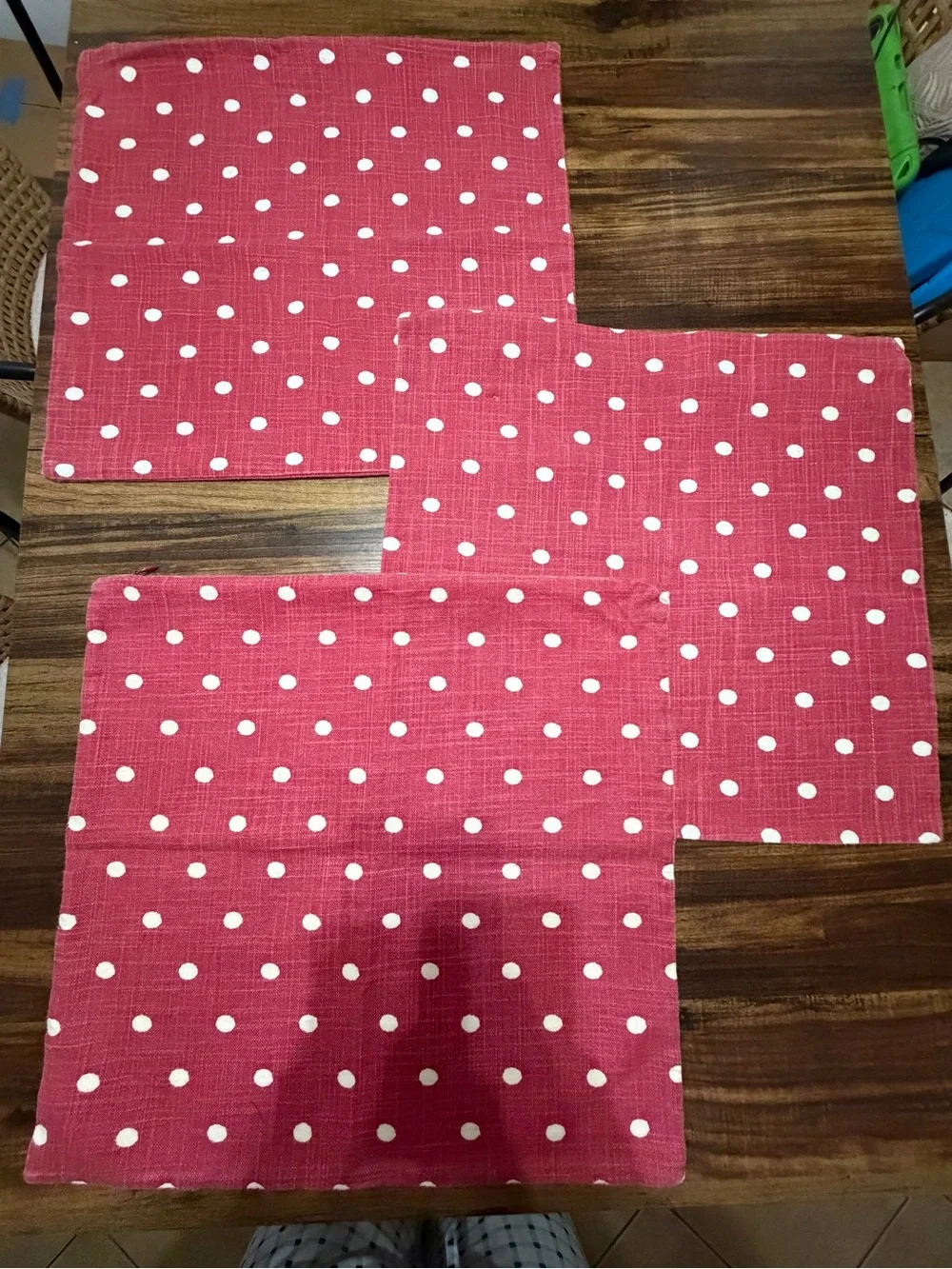 FOUR (4) Pottery Barn Pillow Covers, 1 EURO and 3 18”x18”